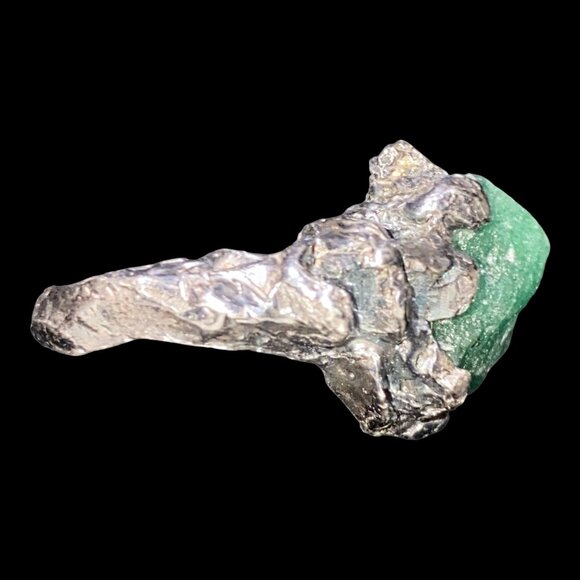 Ring Aventurine Size 7 Sterling Silver Rustic - Picture 7 of 16